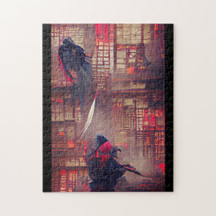 Puzzle Ninja fantômes imaginaire graphique art abstrait