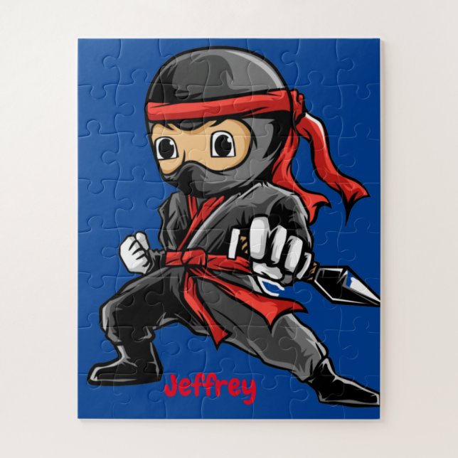 Puzzle Ninja personnalisé (Vertical)