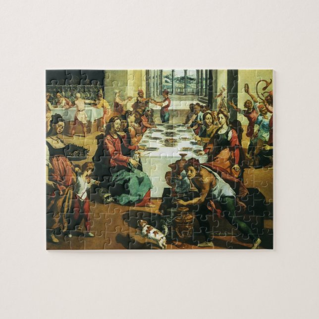 Puzzle Noces de Cana par Andrea Boscoli, Art de la Renais (Horizontal)