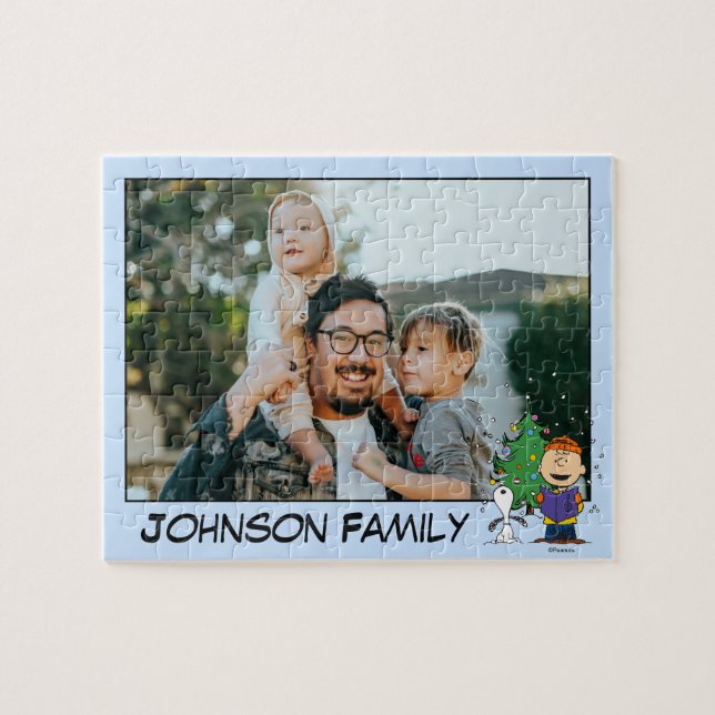 Puzzle Noël | Ajouter Votre Nom (Horizontal)