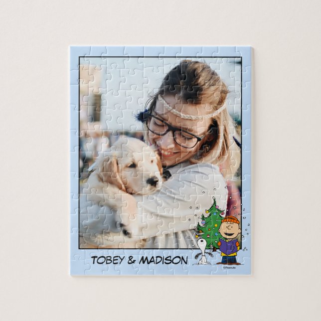 Puzzle Noël | Ajouter votre photo (Vertical)