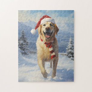 Puzzle Noël au Labrador