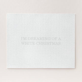 Puzzle noël blanc