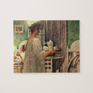 Puzzle Noël de jour de Carl Larsson St Lucia en Suède