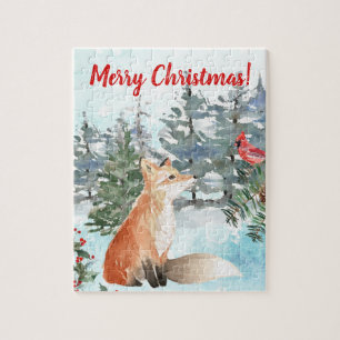 Puzzle Noël de la renard boisée