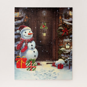 Puzzle Noël de Snowman Vintage