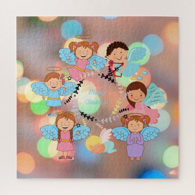 Puzzle Noël des anges (Vertical)