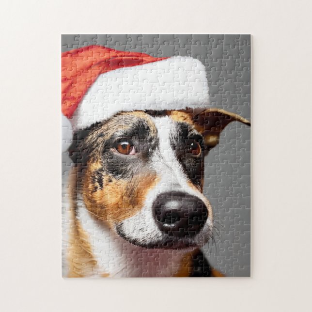 Puzzle Noël du chien de bétail australien (Vertical)