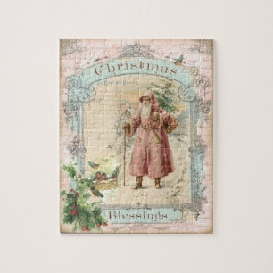 Puzzle Noël du Père Noël de l'époque victorienne