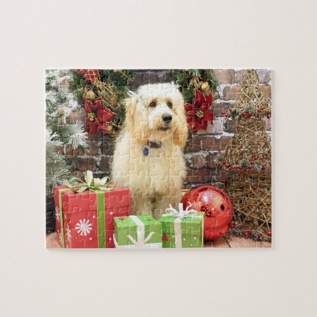 Puzzle Noël - GoldenDoodle - Mazy (Horizontal)