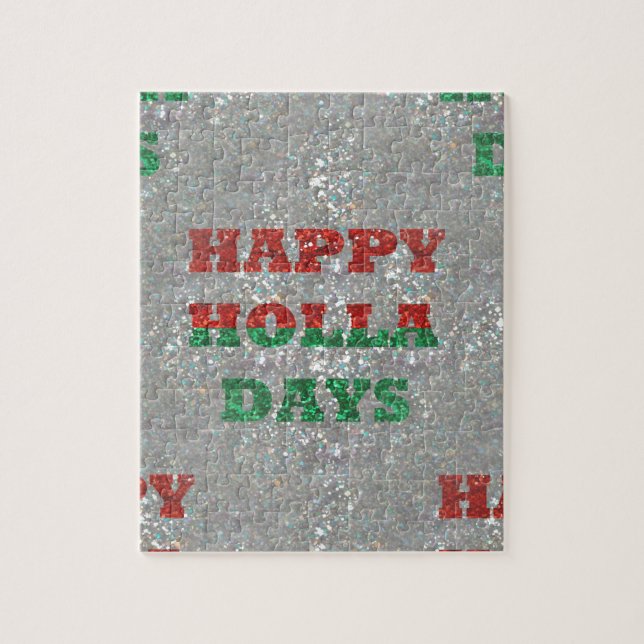 Puzzle noël joyeux holla jours (Vertical)