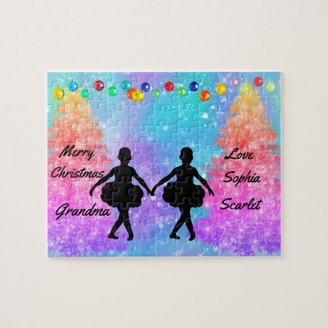Puzzle Noël personnalisé (Horizontal)