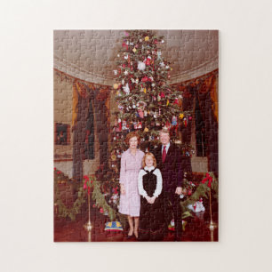 Puzzle Noël Président James Jimmy Carter Maison Blanche