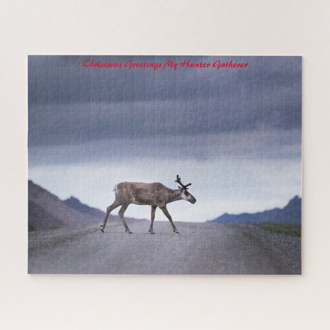 Puzzle Noël Salutations Mon Hunter Gatherer (Horizontal)