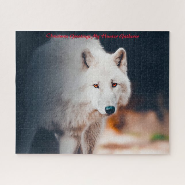 Puzzle Noël Salutations Mon Hunter Gatherer (Horizontal)