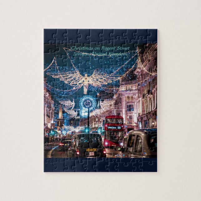 Puzzle Noël sur Regent Street, UK Londres (Vertical)