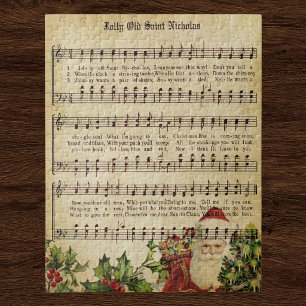 Puzzle Noël victorien vintage