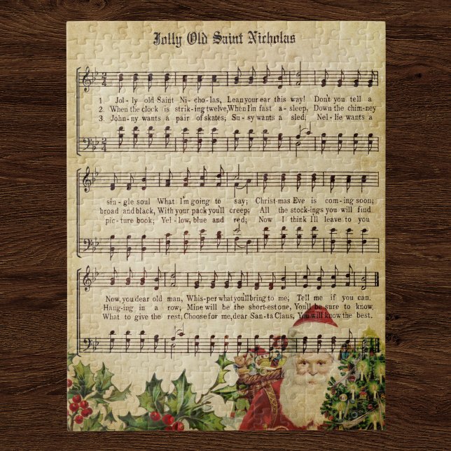 Puzzle Noël victorien vintage (Créateur téléchargé)