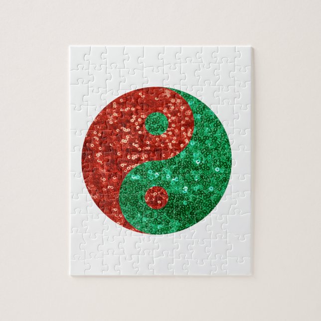 Puzzle noël yin yang (Vertical)