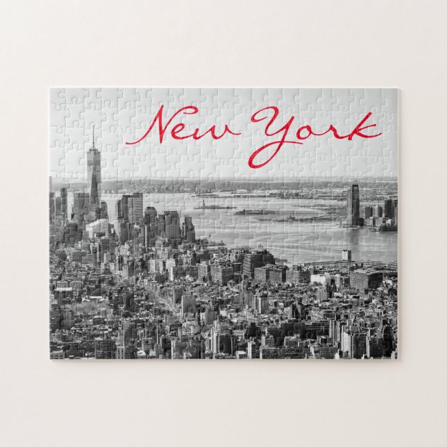 Puzzle Noir blanc New York City Manhattan (Horizontal)