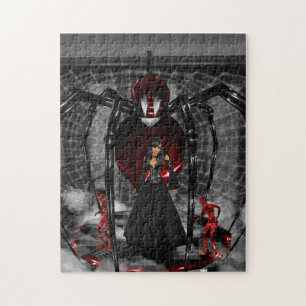 Puzzle noir d'araignée de Goth