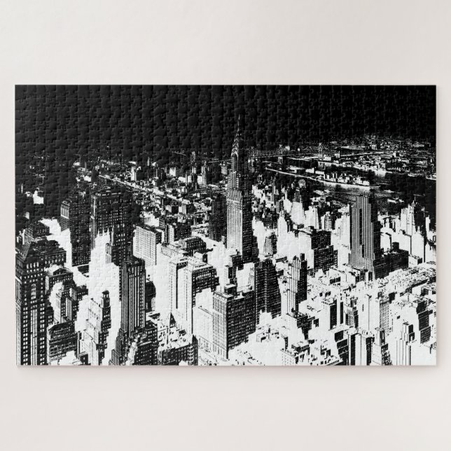 Puzzle Noir et blanc New York (Horizontal)