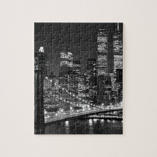 Puzzle Noir et blanc New York City (Vertical)