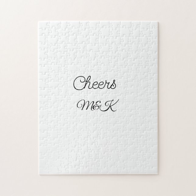 Puzzle Nom d'ajout minimal simple encourt nom de couple p (Vertical)