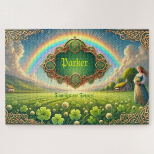 Puzzle Nom de famille personnalisé, Cloverfield irlandais