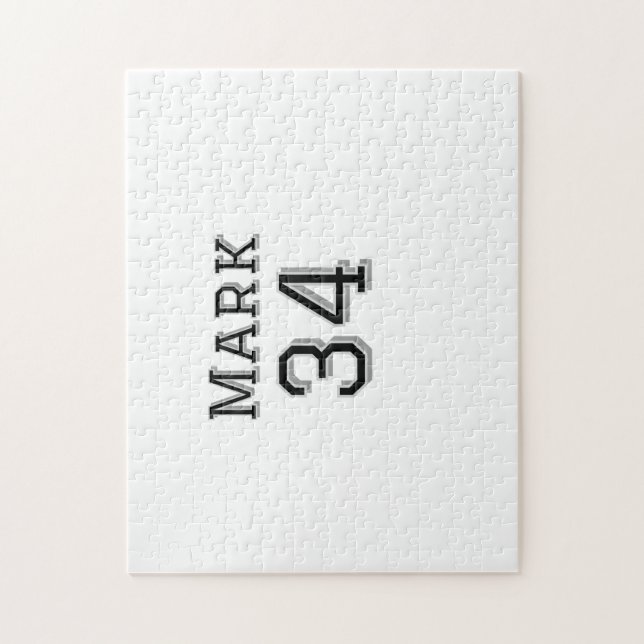 Puzzle nom de l'équipe ajouter nom du joueur date sports  (Vertical)