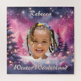Puzzle Nom de photo de merveilleux hiver magique Rose Vio