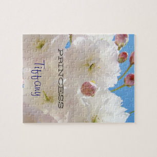 Puzzle Nom de princesse énigmes Fleurs de printemps Ciel