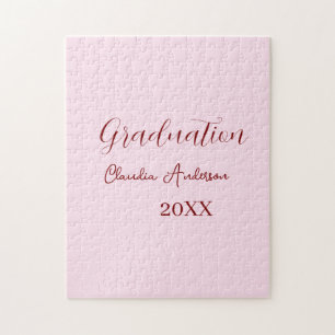Puzzle nom de remise des diplômes promotion 20XX calligra