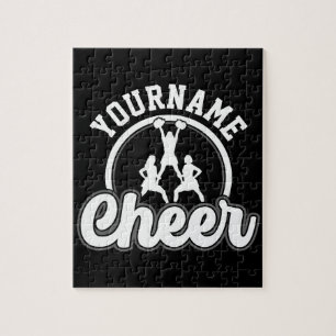 Puzzle NOM personnalisé Cheer Team Varsity Pom-pom girl