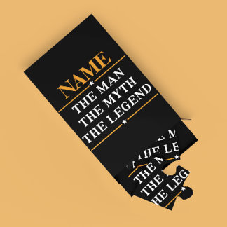 Puzzle Nom Personnalisé L'Homme Le Mythe La Légende