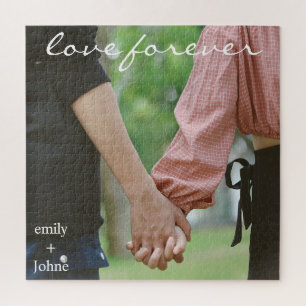 Puzzle Noms de mariage pour toujours Date Photo