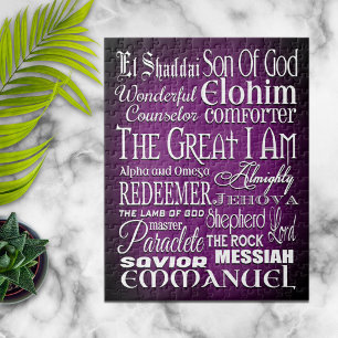 Puzzle Noms fantastiques de Dieu