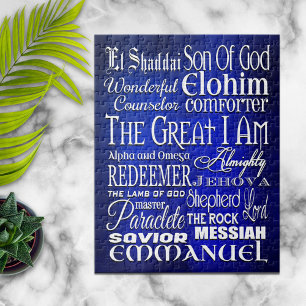 Puzzle Noms fantastiques de Dieu