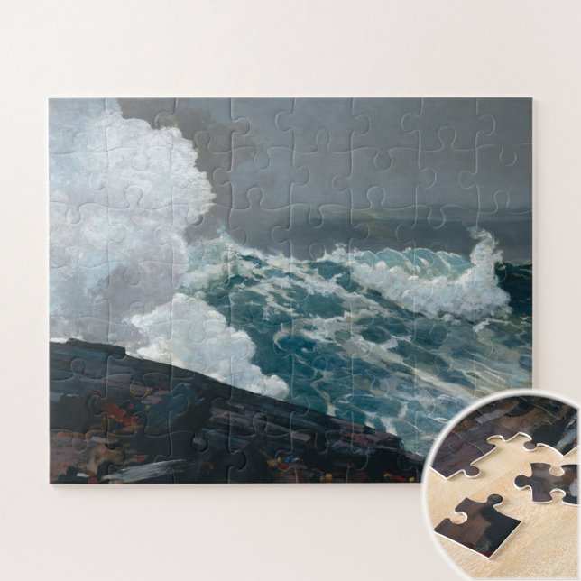 Puzzle Northeaster, Winslow Homer (Créateur téléchargé)