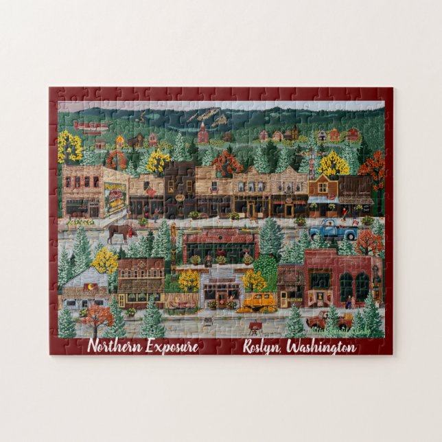 Puzzle "Northern Exposure" ~ Roslyn, Washington (Horizontal)
