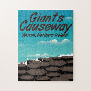 Puzzle Northern Ireland Giants Causeway travel poster