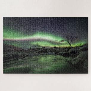 Puzzle Northern Lights Nature Photo
