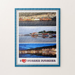 Puzzle Norvège - Norske Fjorder - I Love -