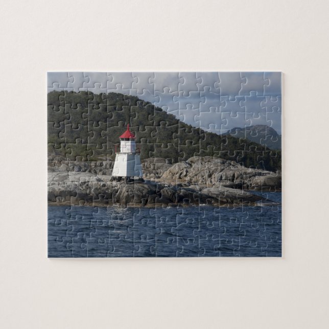 Puzzle Norvège, Stavanger. Vues le long du Lysefjord. (Horizontal)