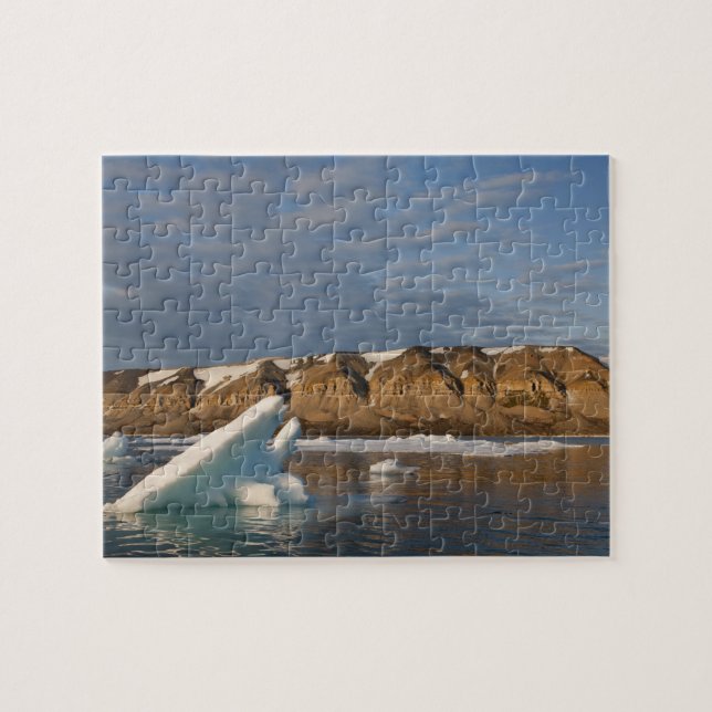Puzzle Norvège, Svalbard, île de Spitsbergen, Coucher (Horizontal)