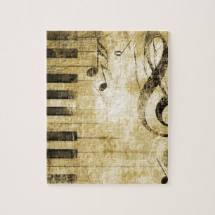 Puzzle Notes de musique de piano
