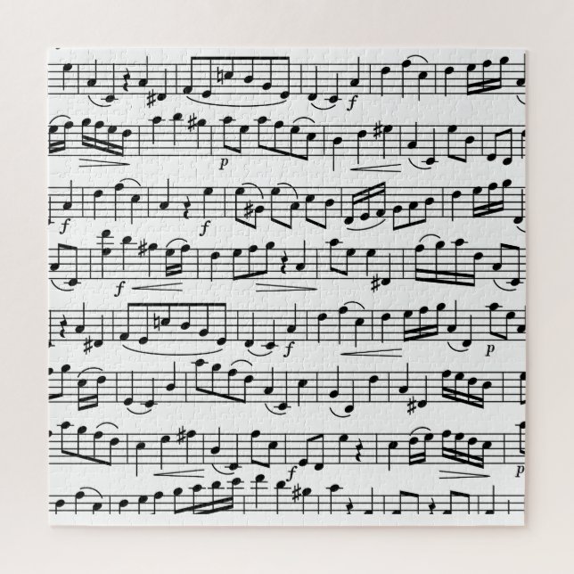 Puzzle Notes de musique feuille (Vertical)