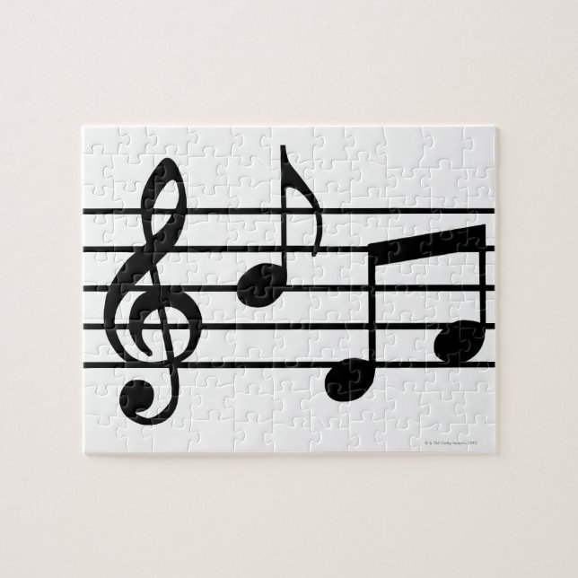 Puzzle Notes musicales (Horizontal)