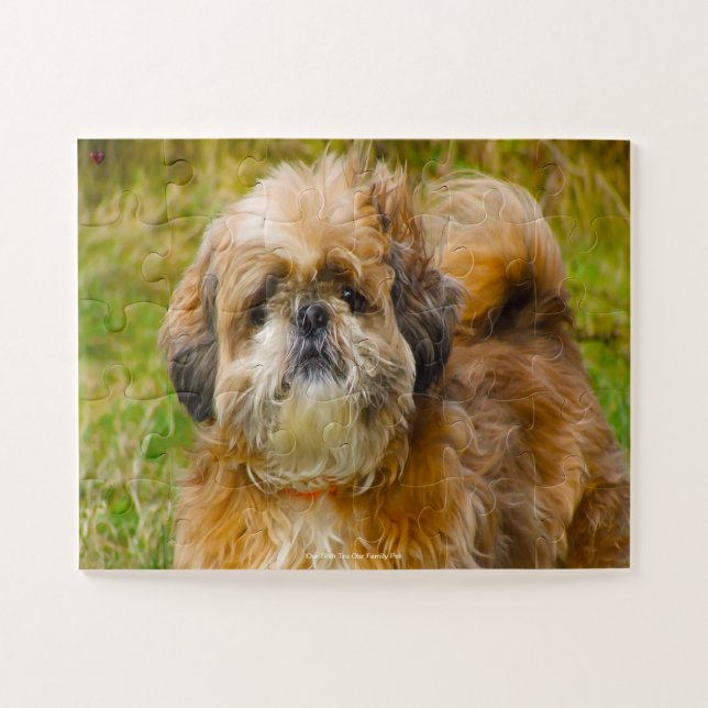 Puzzle Notre Chih Tzu Notre Animal De Famille (Horizontal)