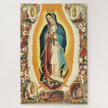 Puzzle Notre-Dame de Guadalupe<br><div class="desc">Notre-Dame de Guadalupe est un titre catholique de Marie,  mère de Jésus associée à une série de cinq apparitions mariales à un paysan mexicain nommé Juan Diego et son oncle,  Juan Bernardino,  qui se seraient produits en décembre 1531,  lorsque les territoires mexicains étaient sous l'empire espagnol.</div>